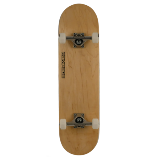 RAMPAGE Natural Stain Complete Skateboard 100\% Canadian Maple